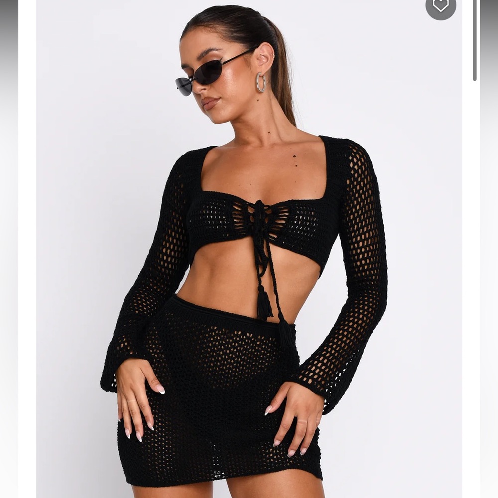 White Fox Boutique Give Me Something Crochet Set